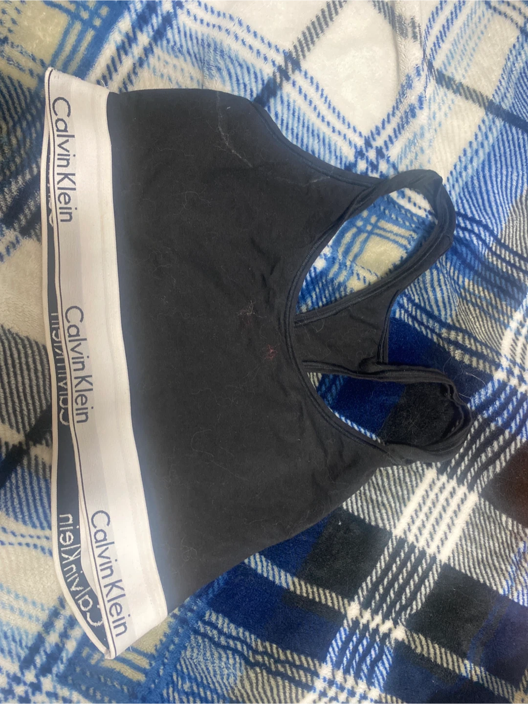 Calvin Klein Black Sports Bra - Size Medium
