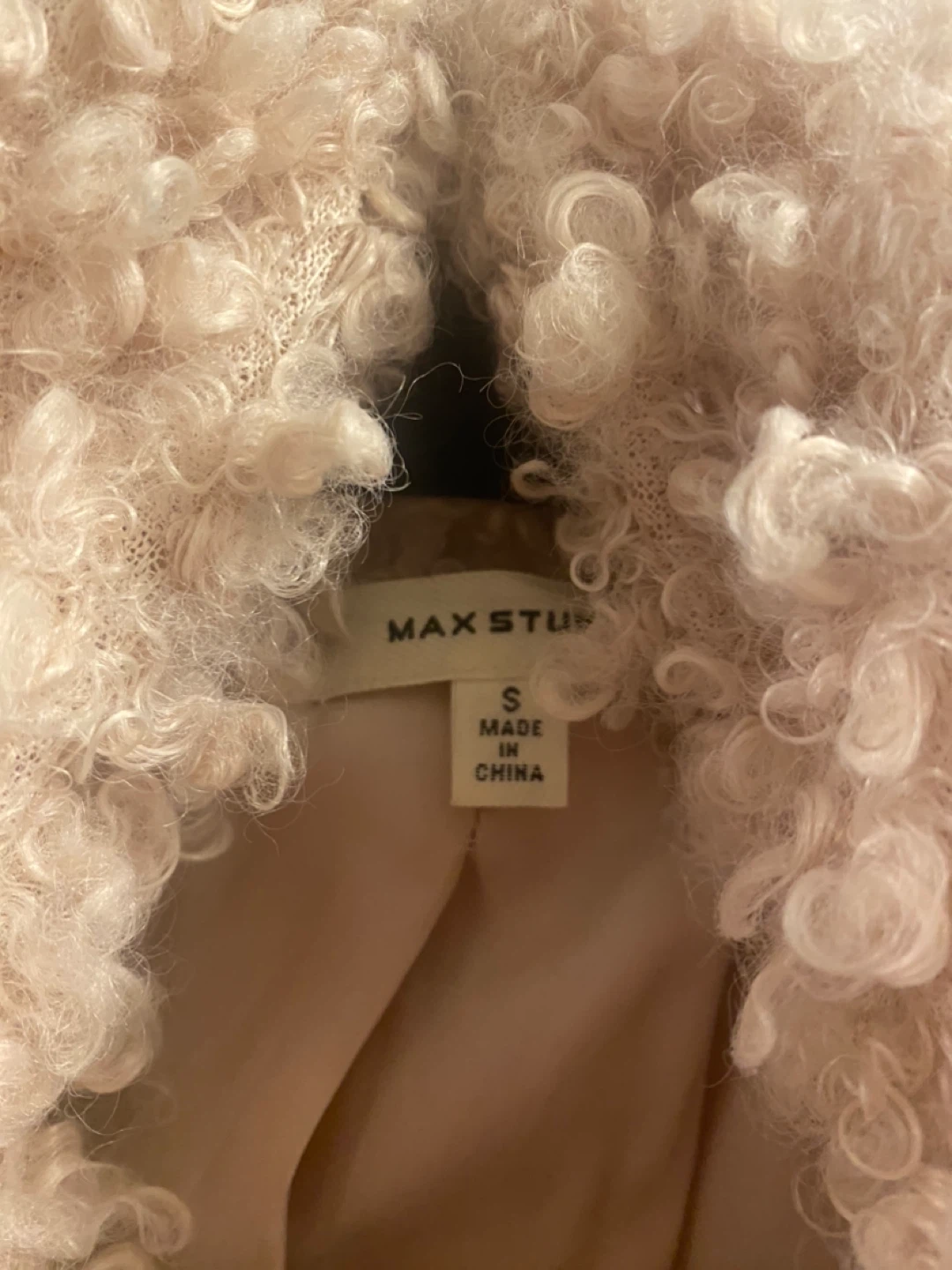 Max Studio Teddy Bear Faux Fur Coat Size S - photo 2