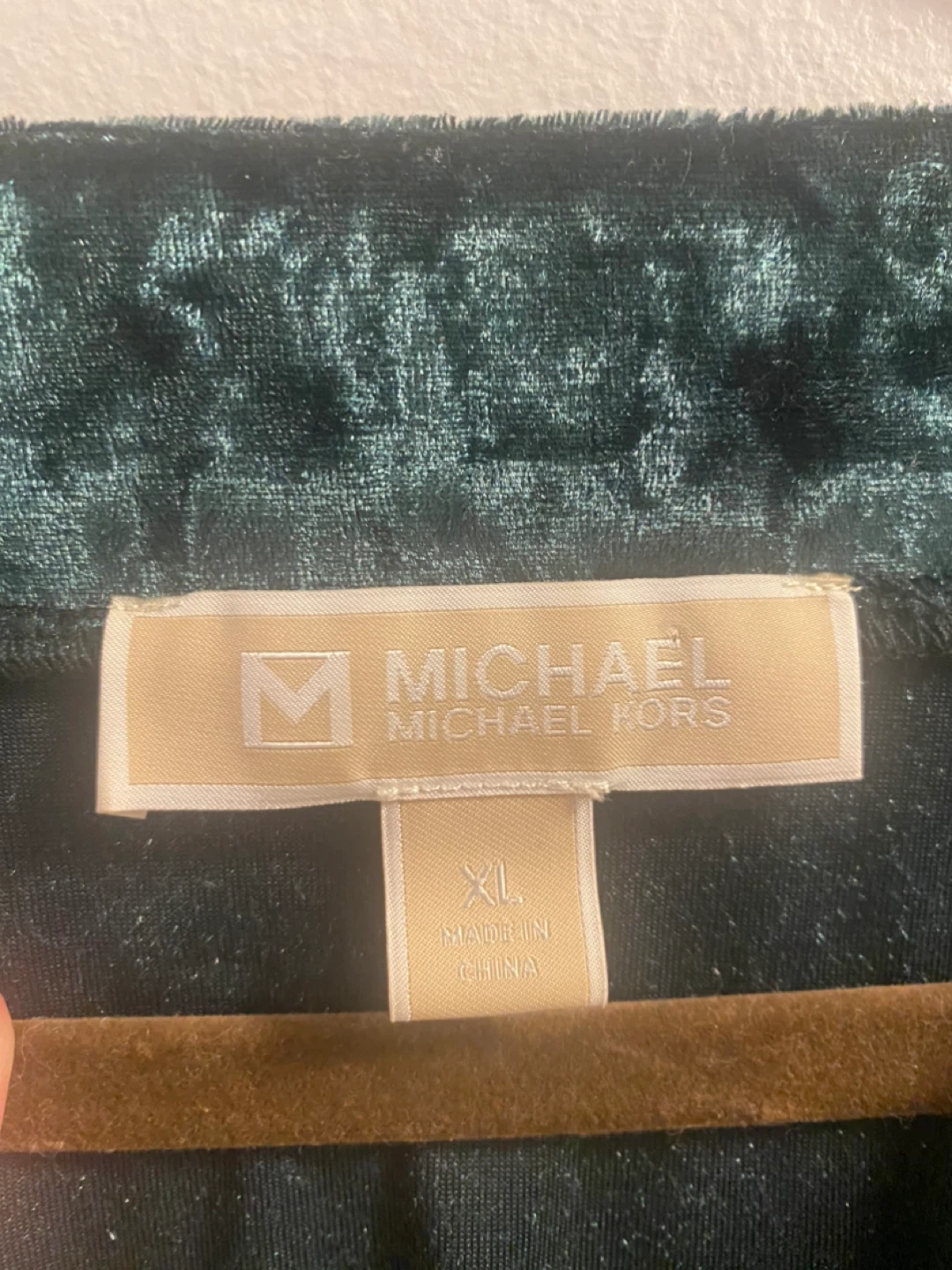 Michael Kors Velvet Top - Teal XL - photo 2
