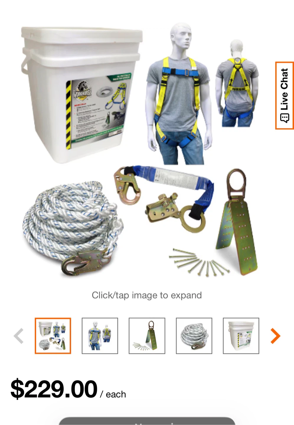 WorkHorse Fall Protection Kit