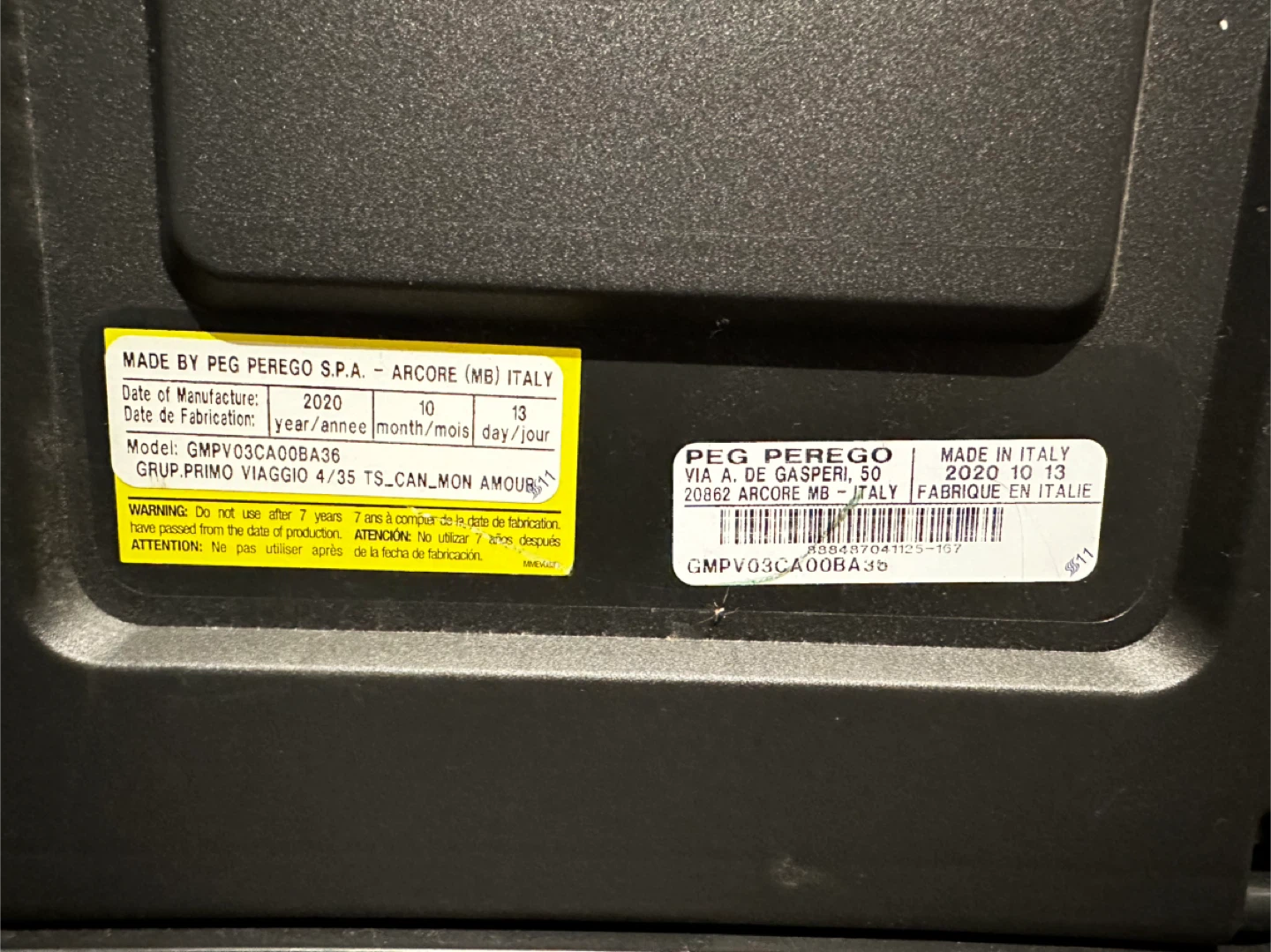Peg Perego Primo Viaggio Car Seat Base and Carrier - photo 5
