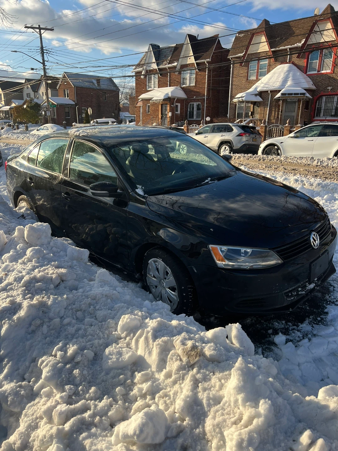 Black Volkswagen Jetta Sedan