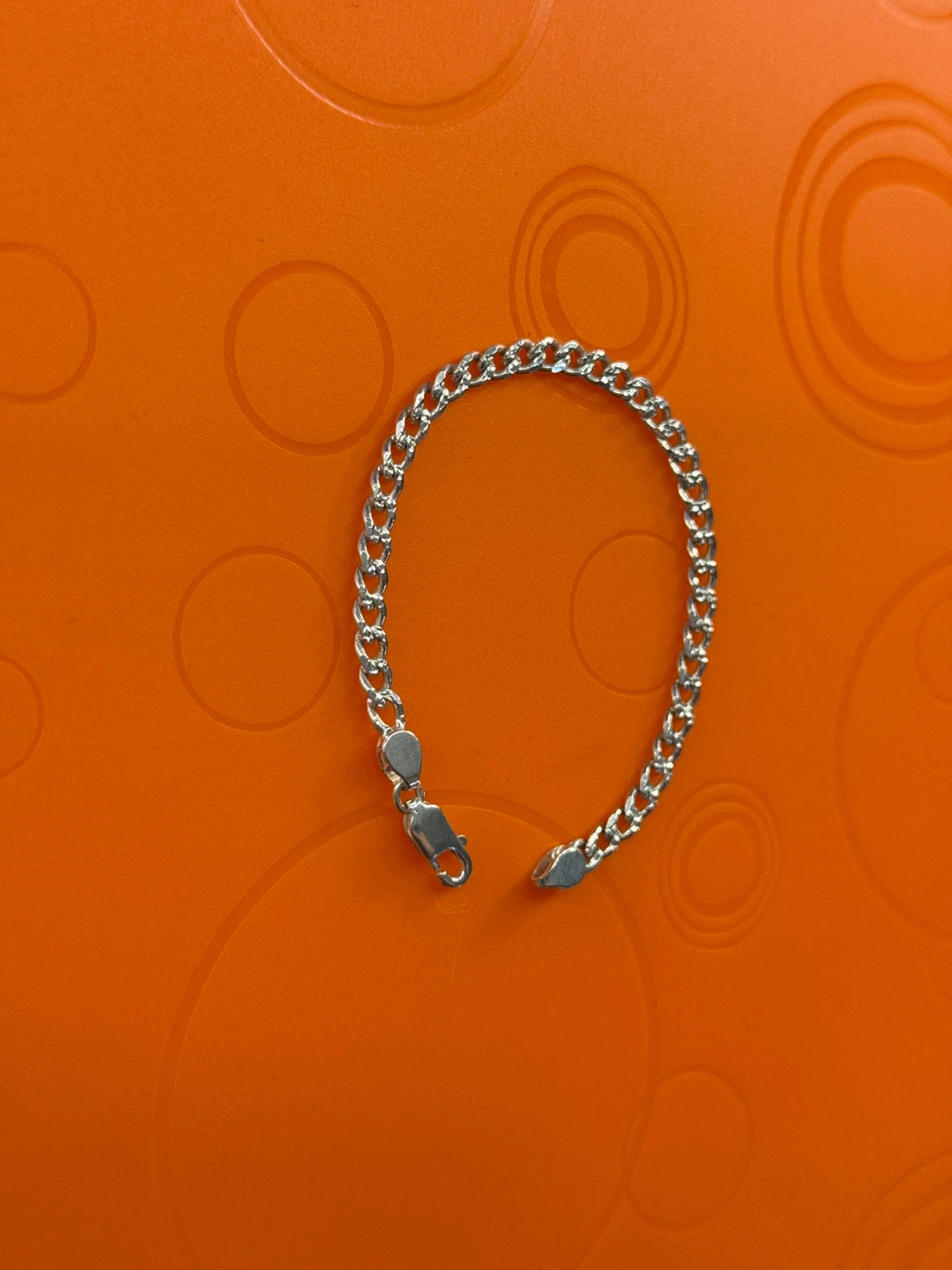 Silver Curb Chain Bracelet - photo 2