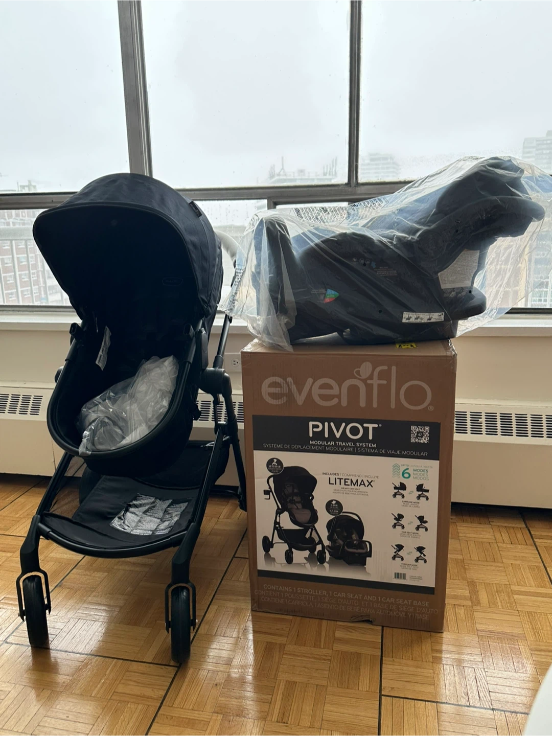 Evenflo Pivot LiteMax Modular Travel System