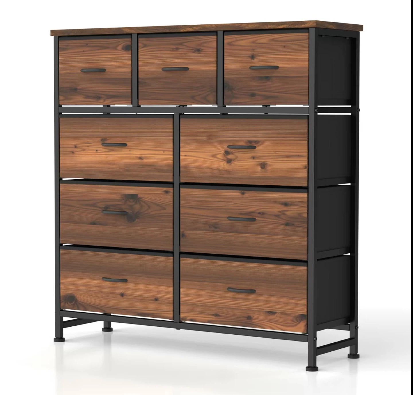 9-Drawer Dresser, Fabric Storage Tower