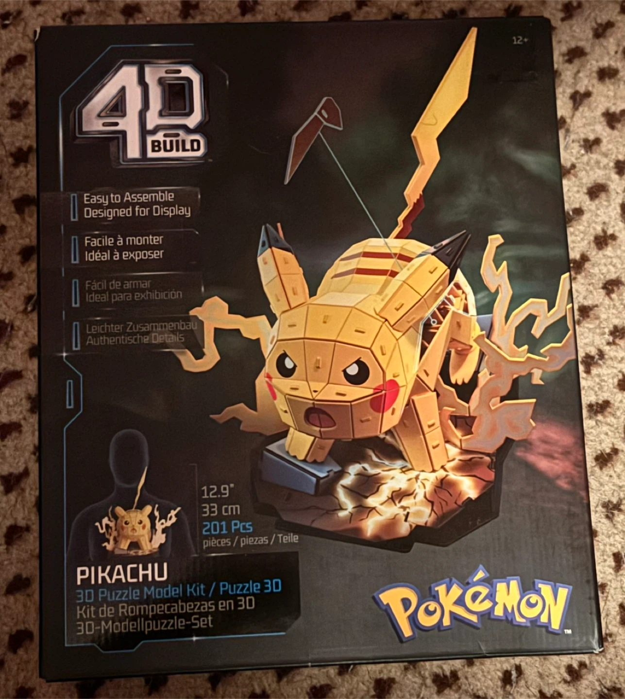 4D Build Pikachu 3D Puzzle Model Kit - 201 Pieces