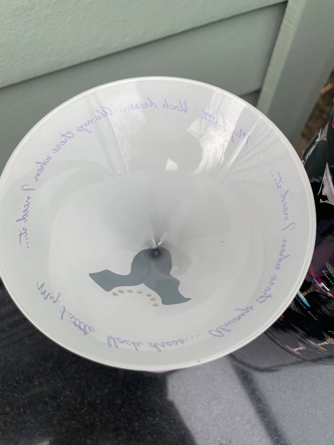 Lolita "My Little Black Dress" Martini Glass - photo 3