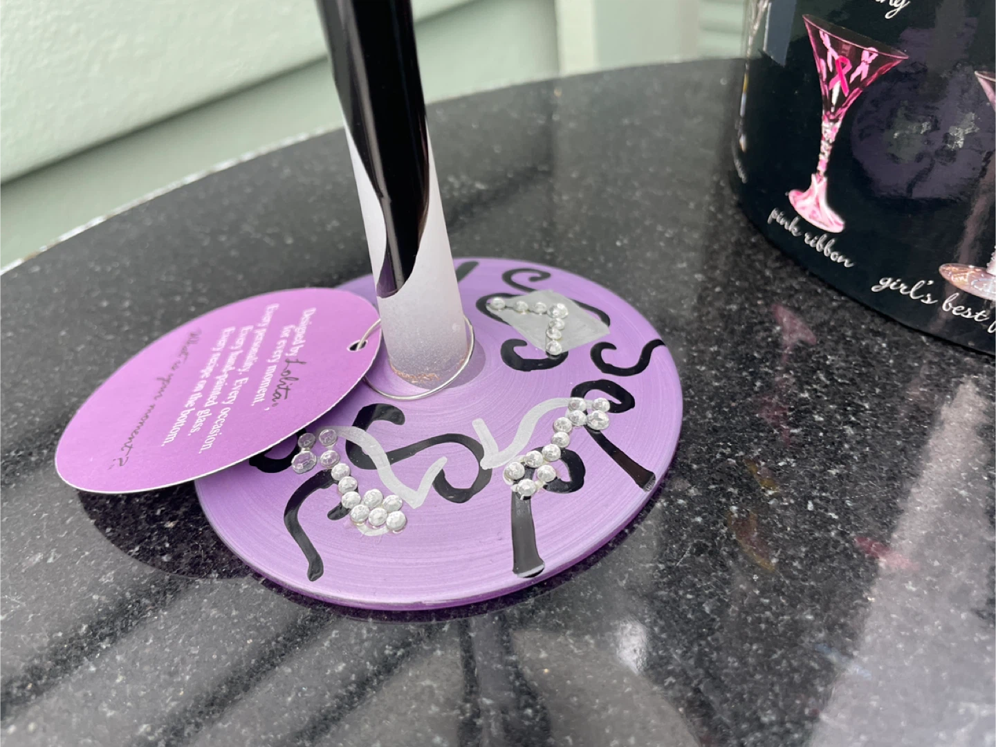 Lolita "My Little Black Dress" Martini Glass - photo 5