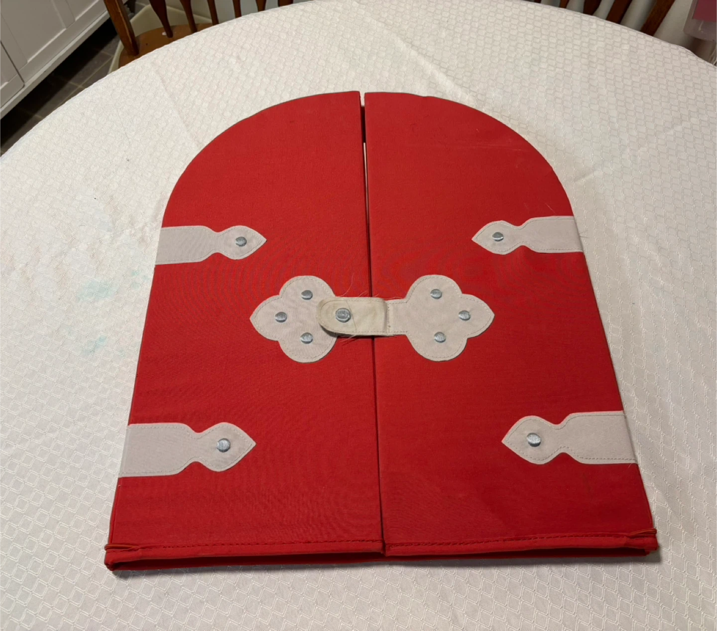 Ikea Minnen Red Play Mirror with Side Pockets