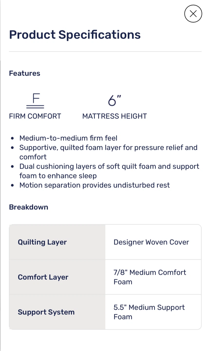 Mattress Firm Full Size Mattress + Mattress Protector - photo 2