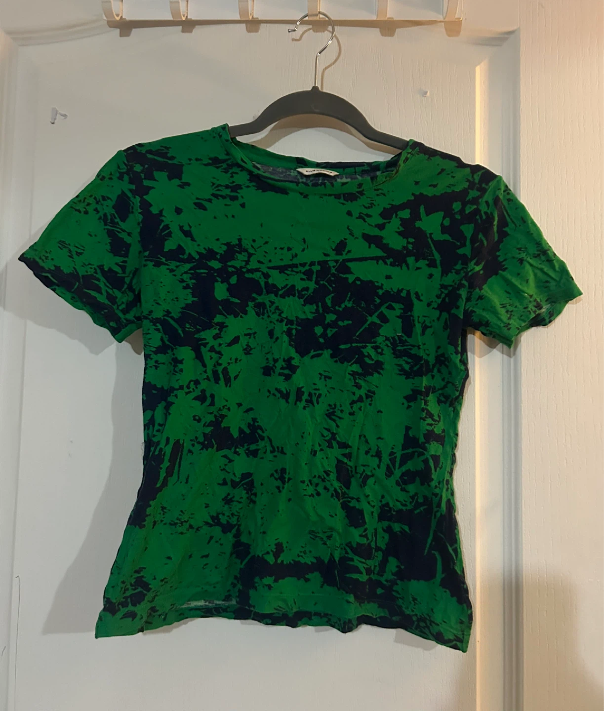 Club Monaco Green & Navy T-Shirt - Size S