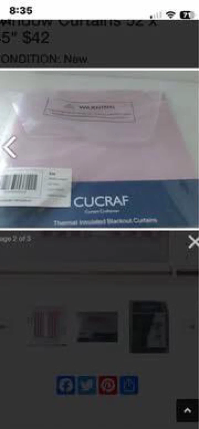 T pink Thermal Insulated Blackout Curtains - Pink (2 Panels) - photo 2