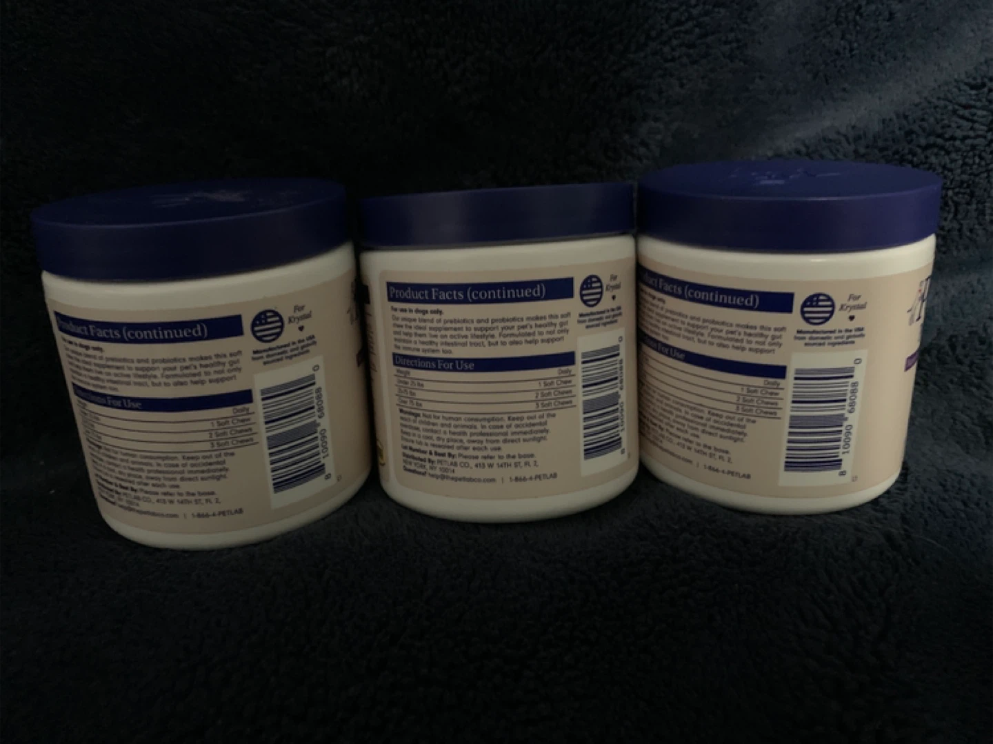 PetLab Co. Probiotic Chew for Dogs 3 units  - Pork Flavor - photo 2