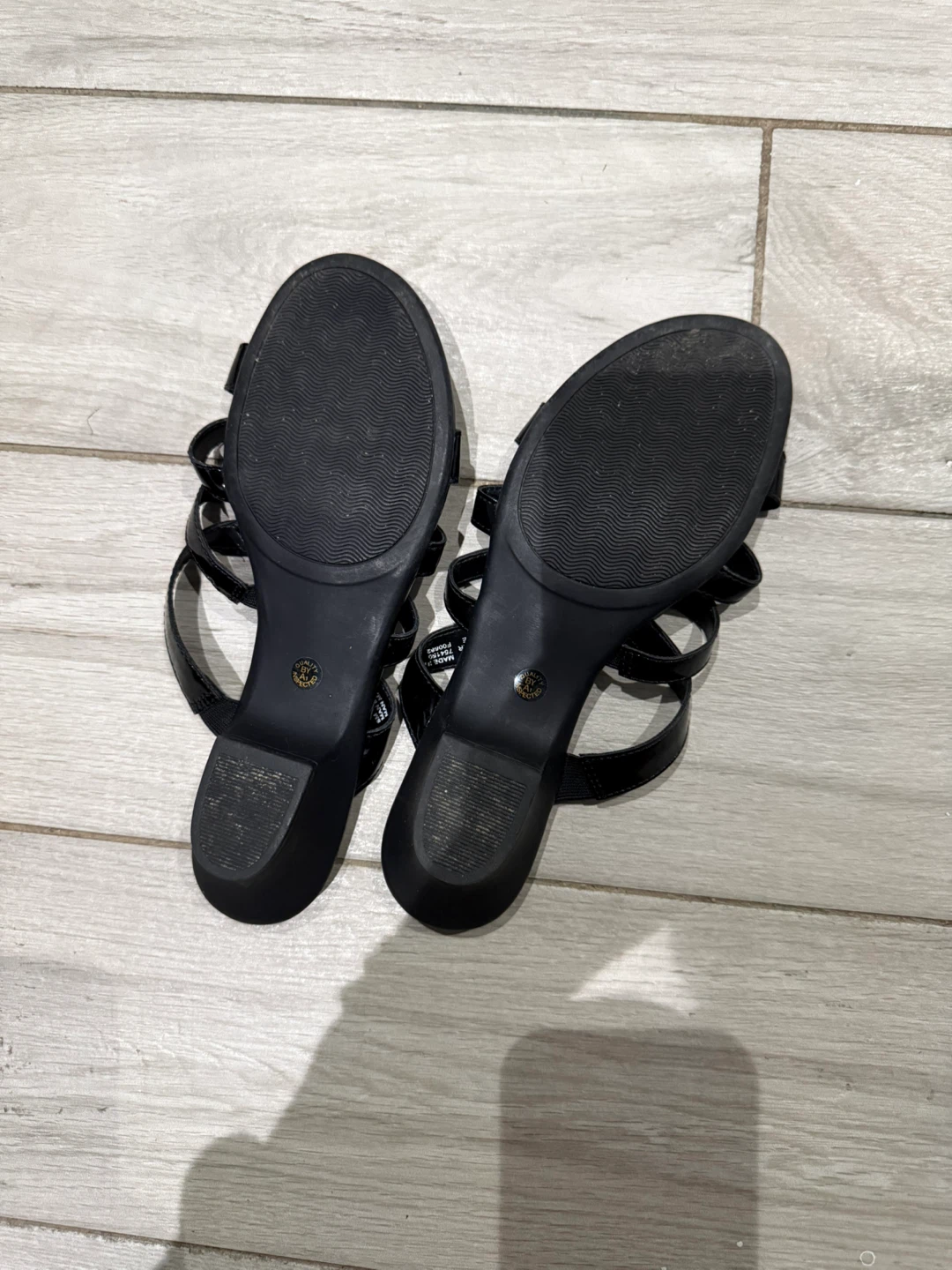 East 5th Black Strappy Heeled Sandals - photo 2