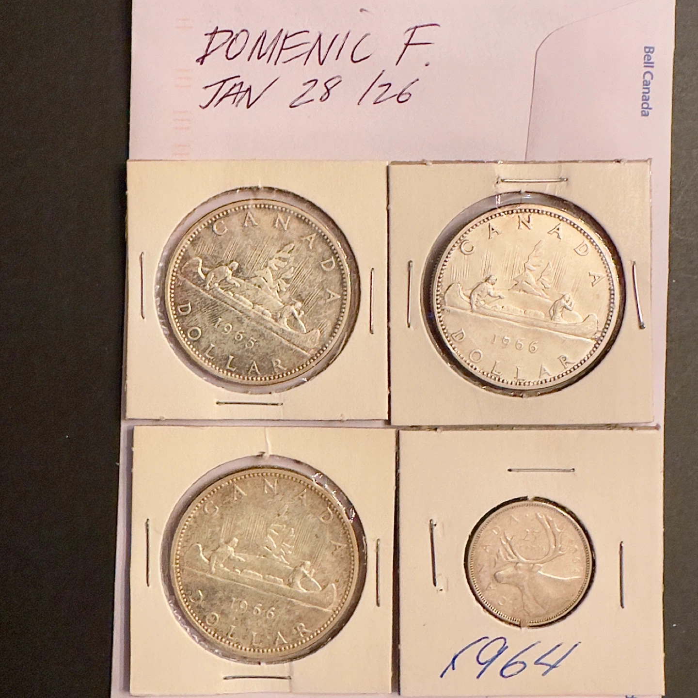 4 SILVER COINS - SELLING AS A LOT