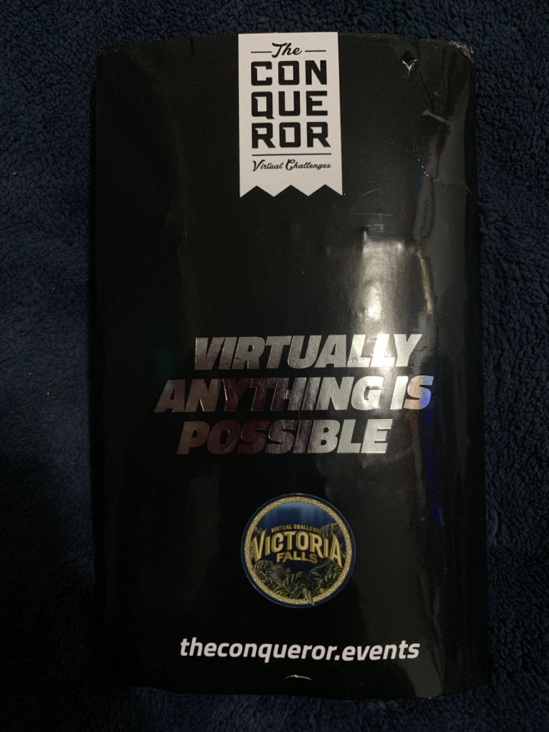 The Conqueror Victoria Falls Virtual Challenge  Medal - photo 3