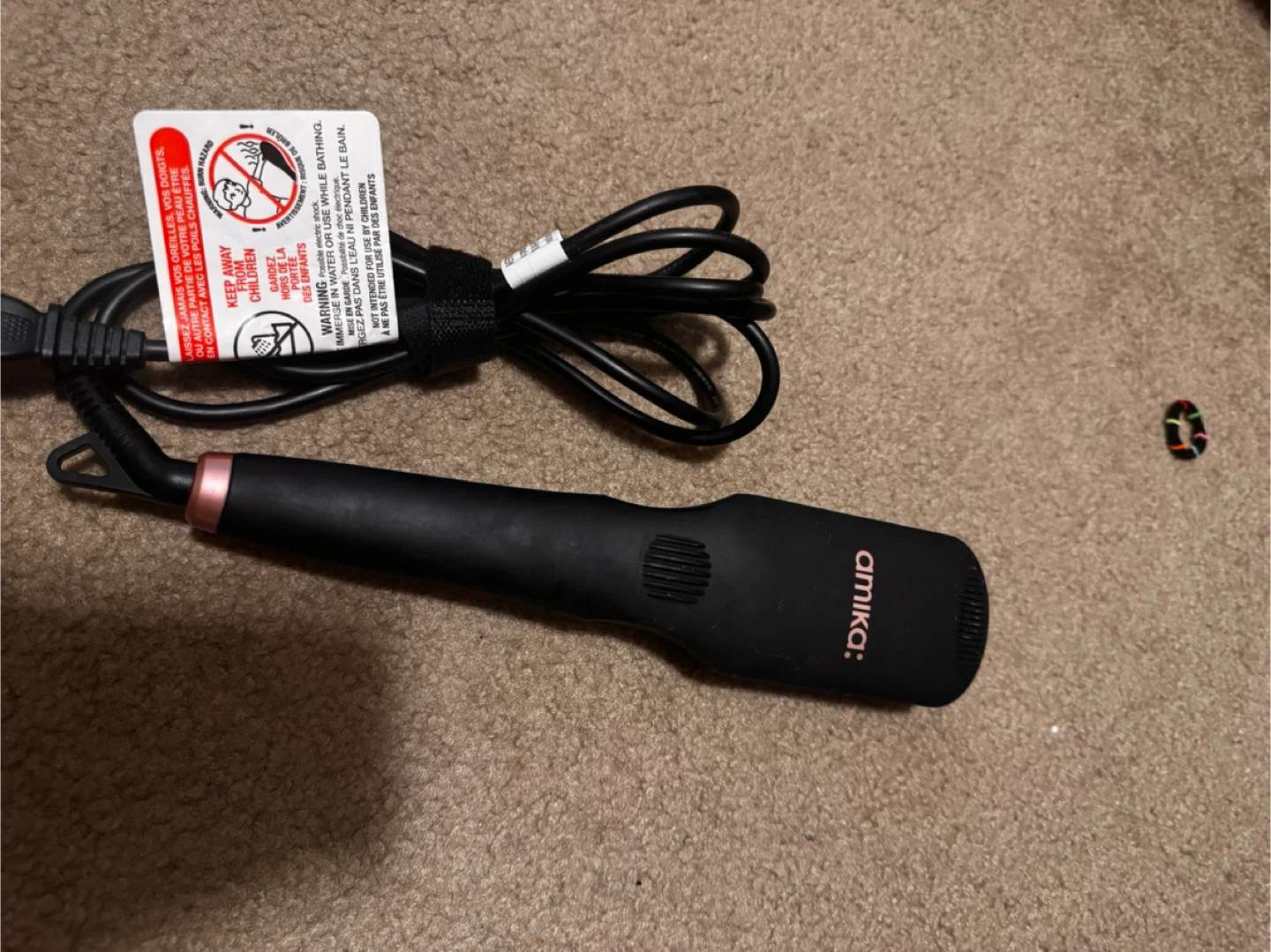 Amika Black Heated Styling Brush