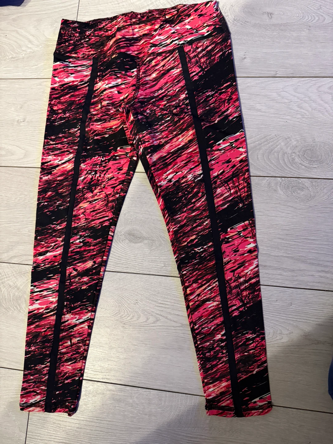 Lululemon Pink & Black Abstract Print Leggings - photo 2