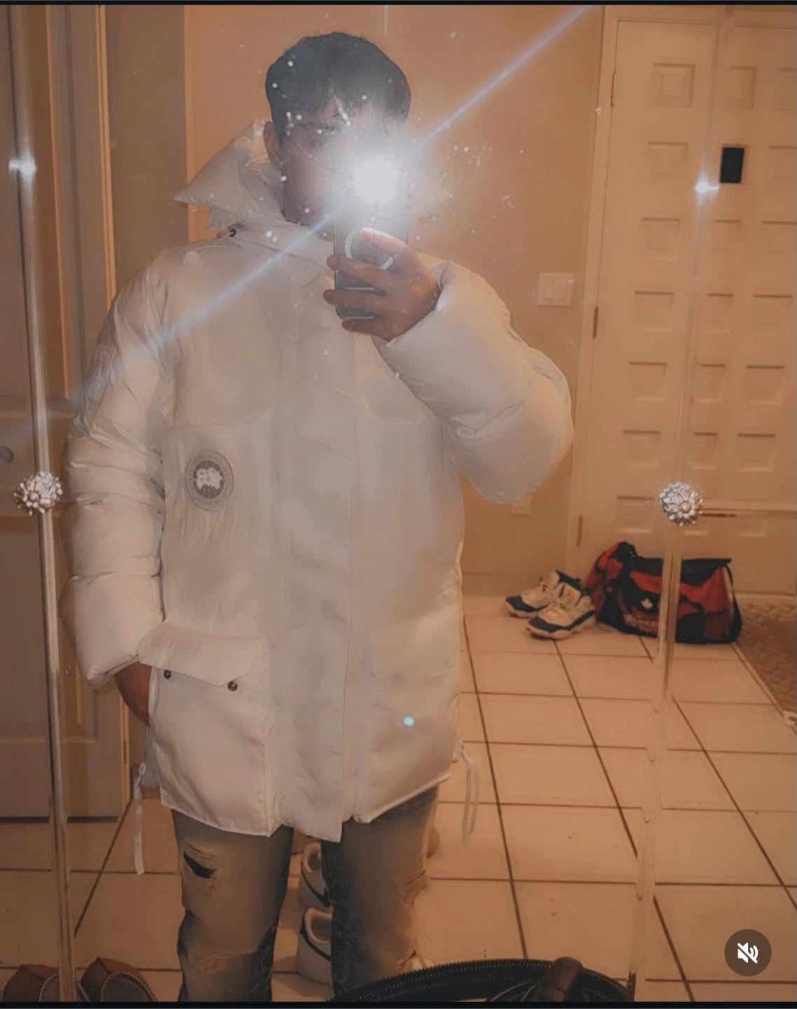 Canada Goose Paradigm White Puffer Parka