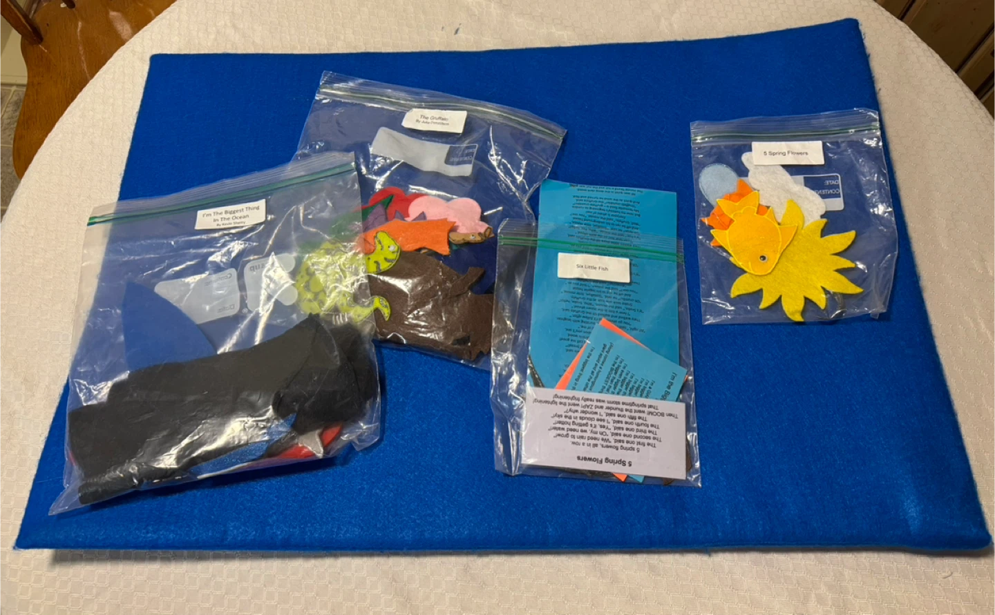 Felt Story Board - The Gruffalo, Six Little Fish, and More!