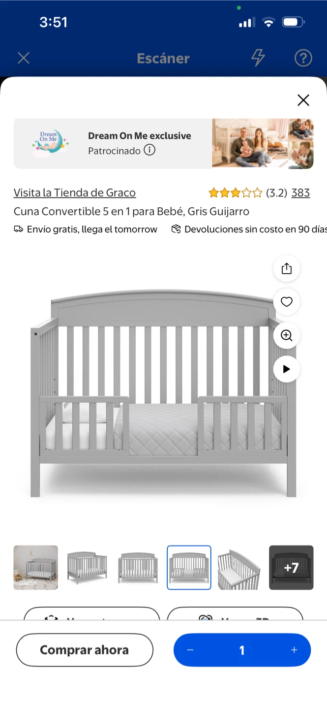 Cuna convertible 5 en 1 - photo 2