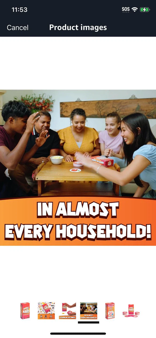 New -Words Are Hard Family Party Game