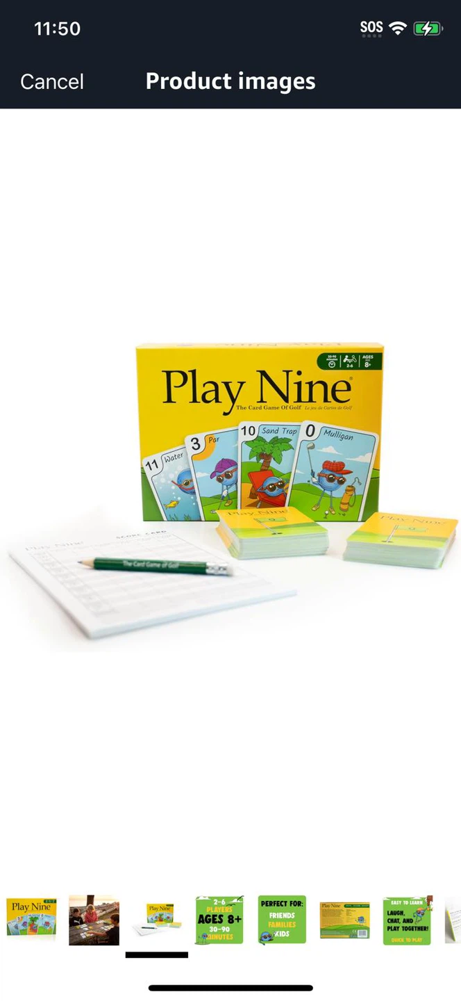 New-Play Nine The Card Game Of Golf!