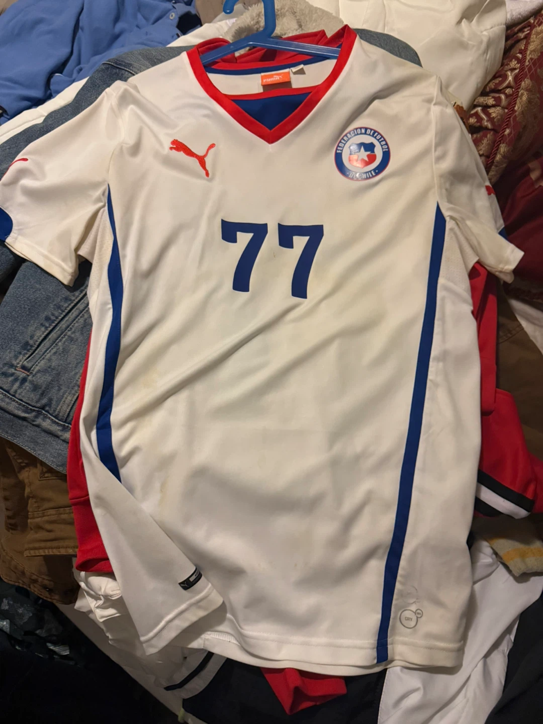 Puma Chile National Team Soccer Jersey #77