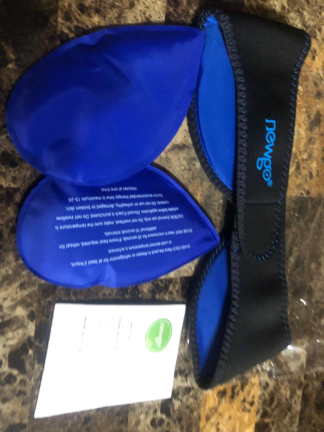 New-Newgo Hot/Cold Therapy Wrap with 4 Inserts - photo 2