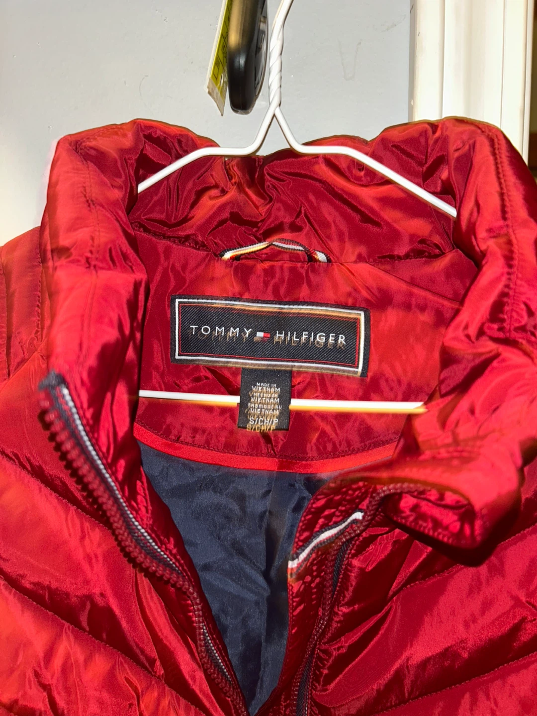 Tommy Hilfiger Red Puffer Vest - Size S - photo 2