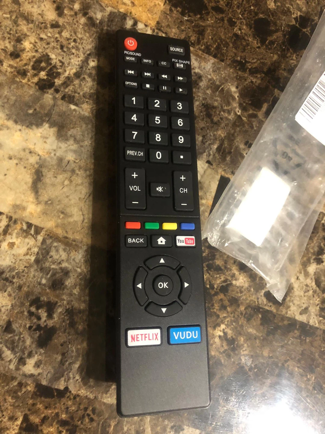 Universal TV Remote Control with Netflix & Vudu Buttons - photo 4
