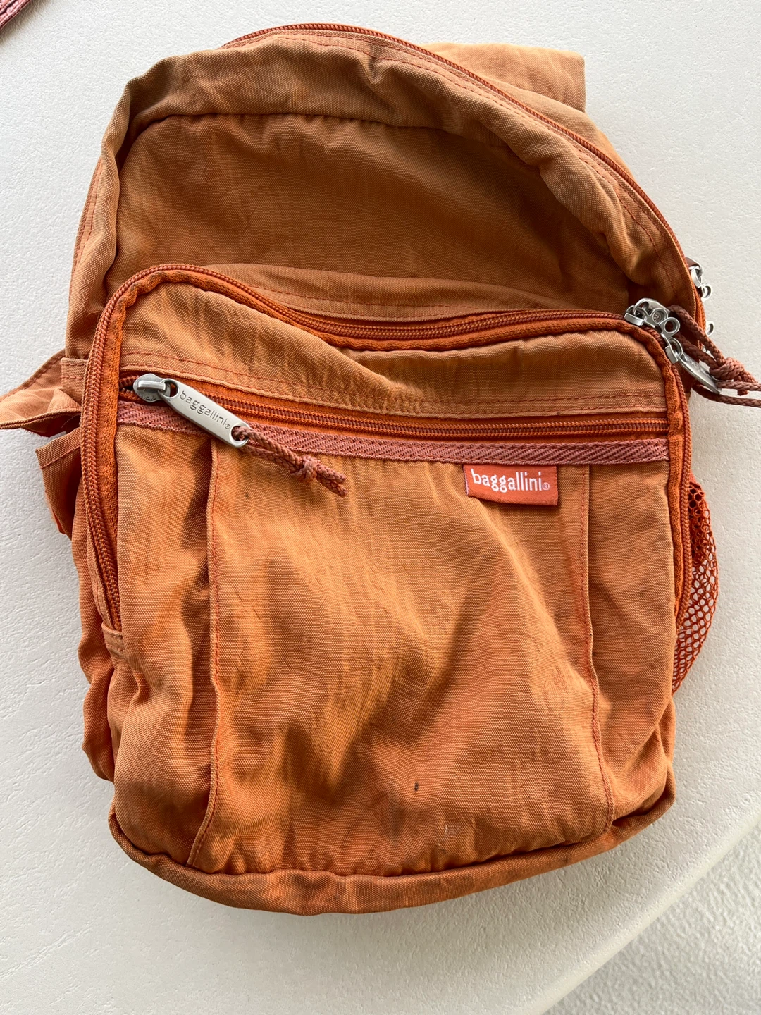 Baggallini Orange Sling Backpack