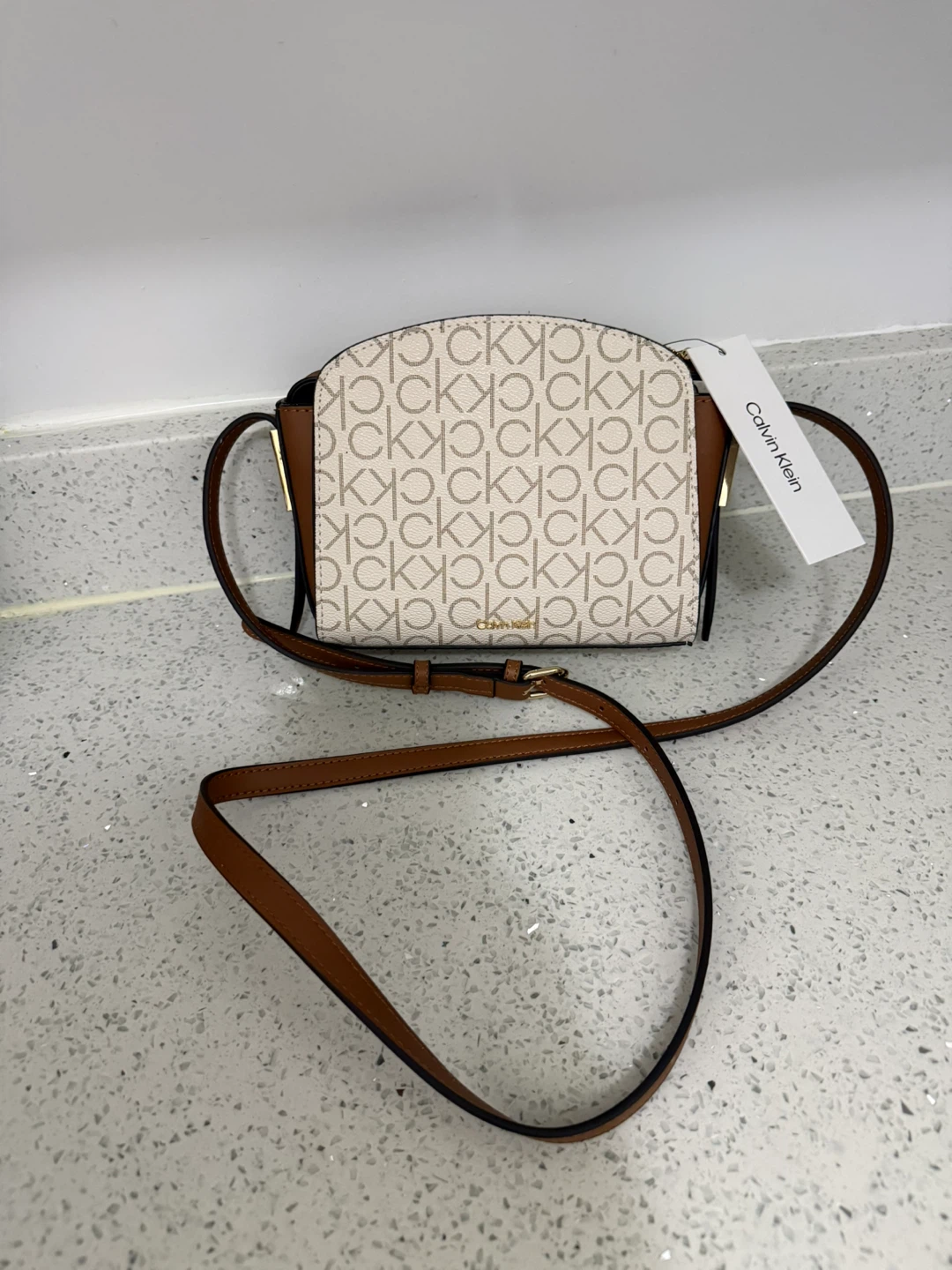 Calvin Klein Monogram Crossbody Bag