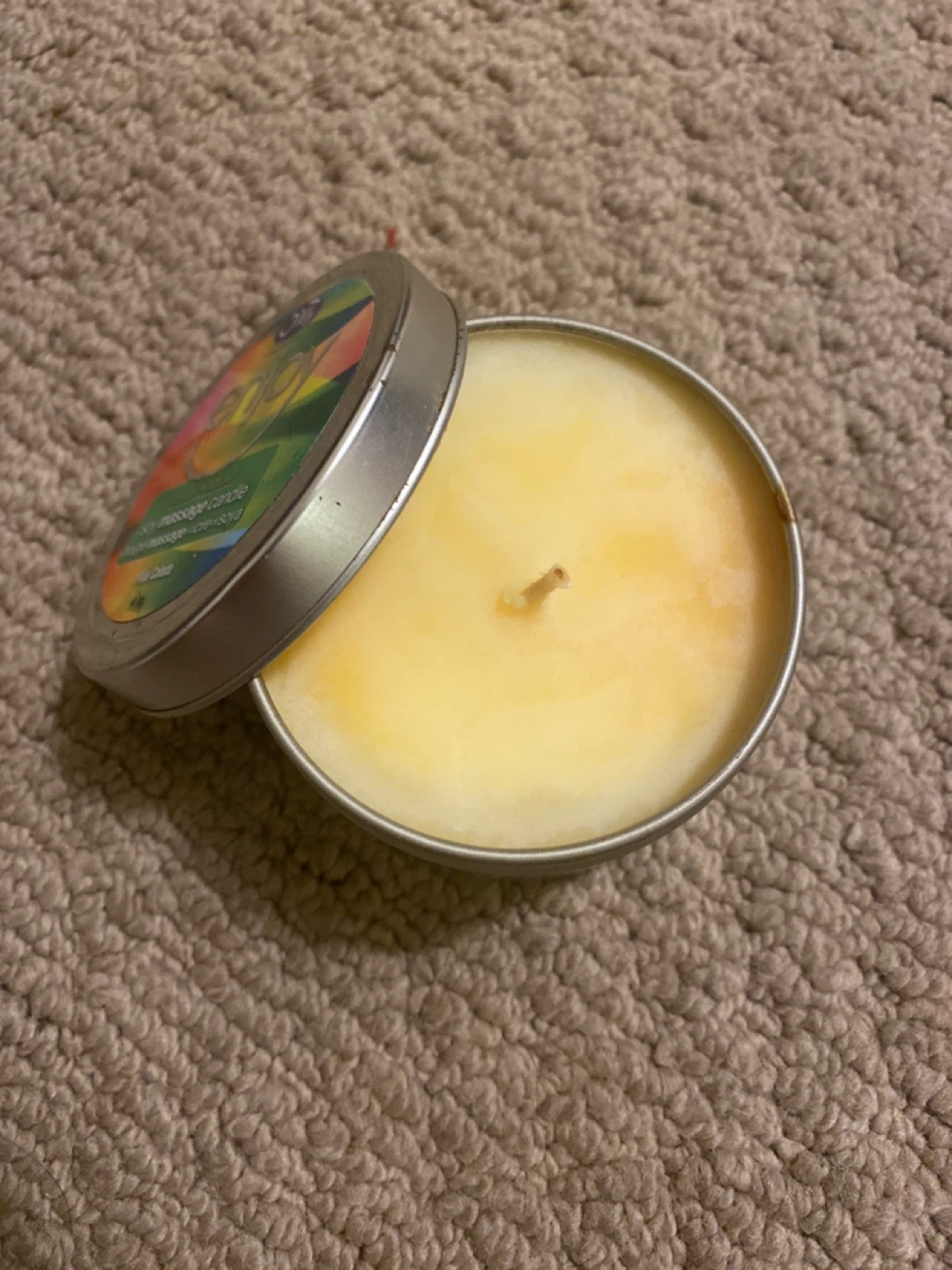 O'My Enjoy Piña Colada Soy Massage Candle - photo 2