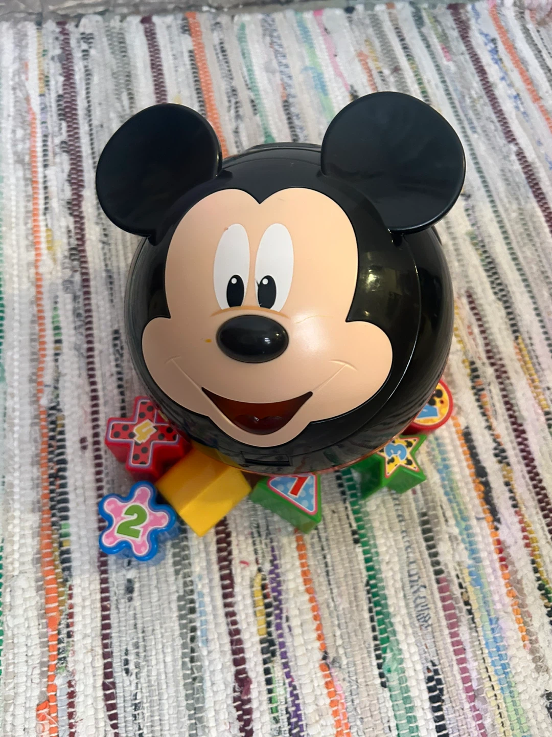 Talking Mickey Mouse shaper sorter 🥕