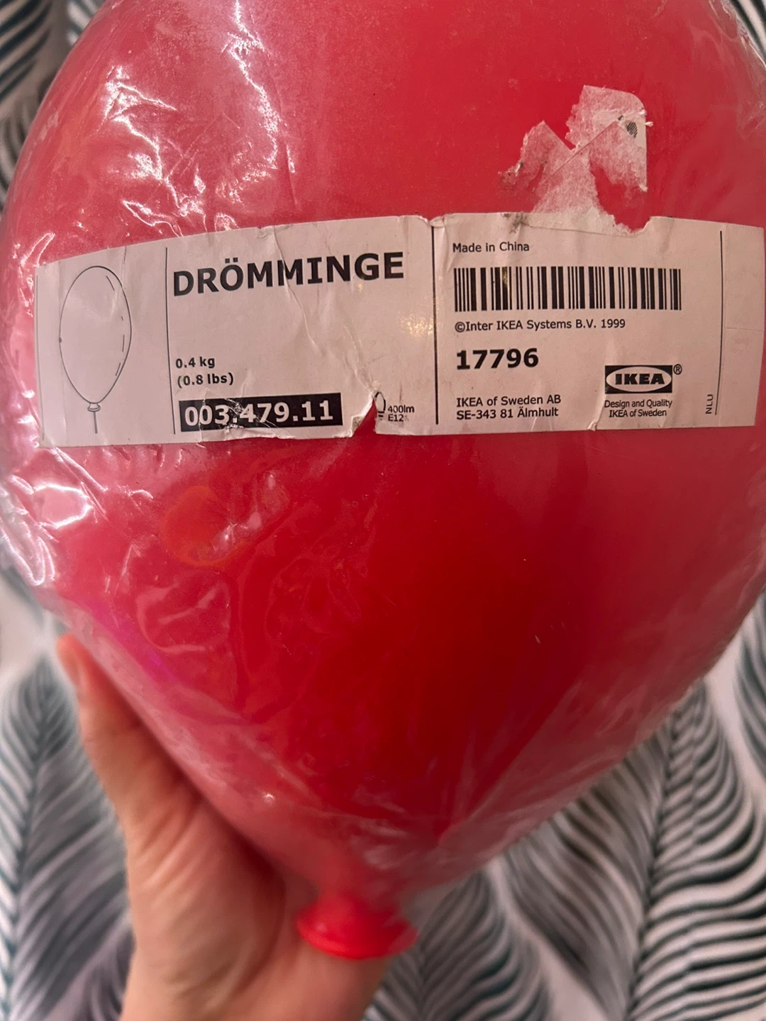 New Ikea Drömminge balloon lamp 🥕 - photo 3