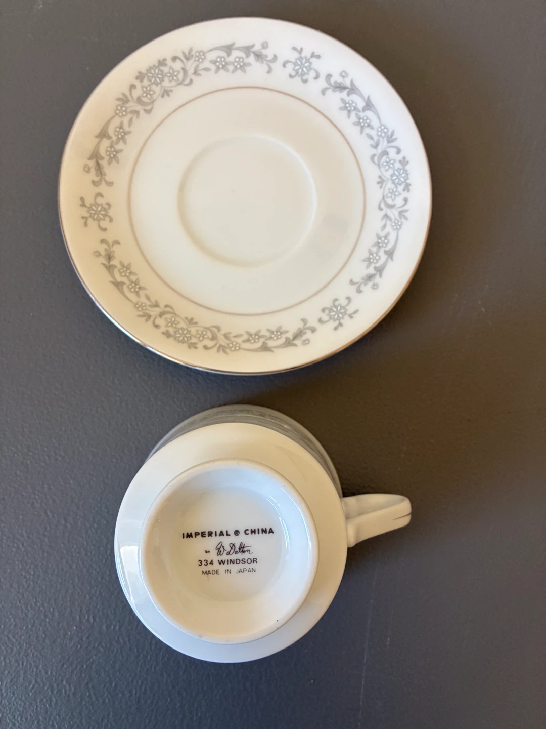 Imperial China Windsor Cup and Saucer Set - photo 3