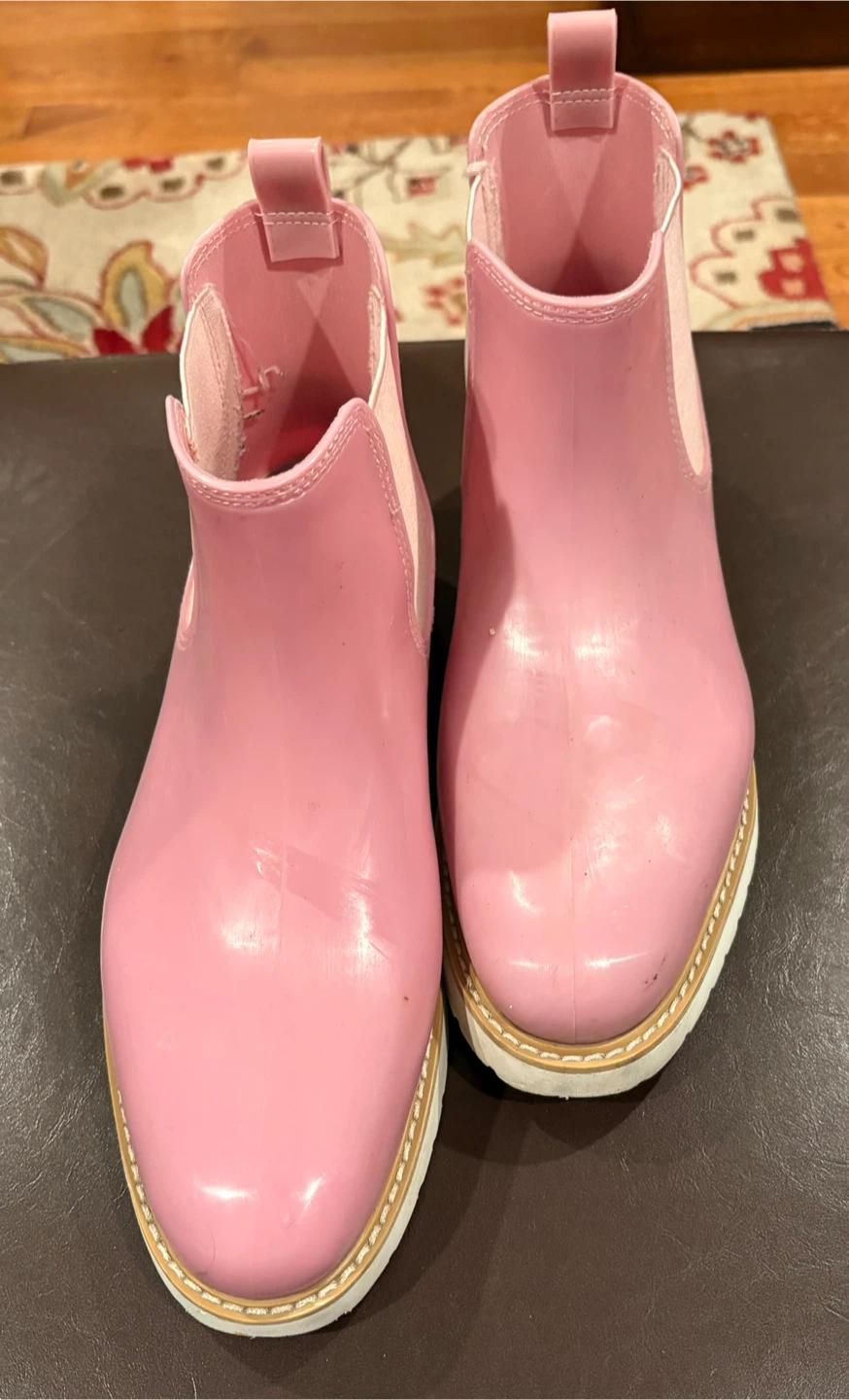 Cougar Pink Chelsea Rain Boots