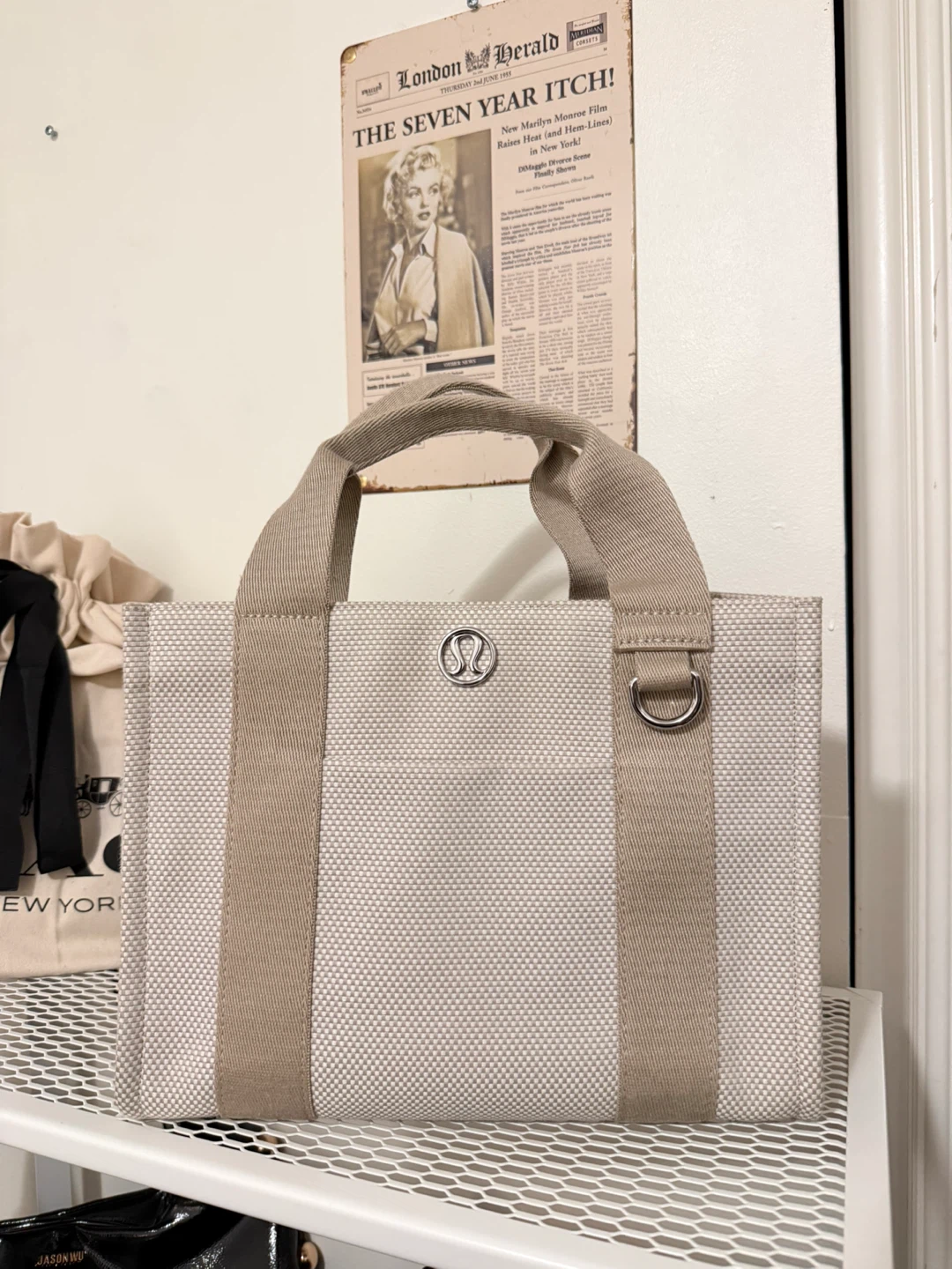 Lululemon Canvas Mini Tote Bag