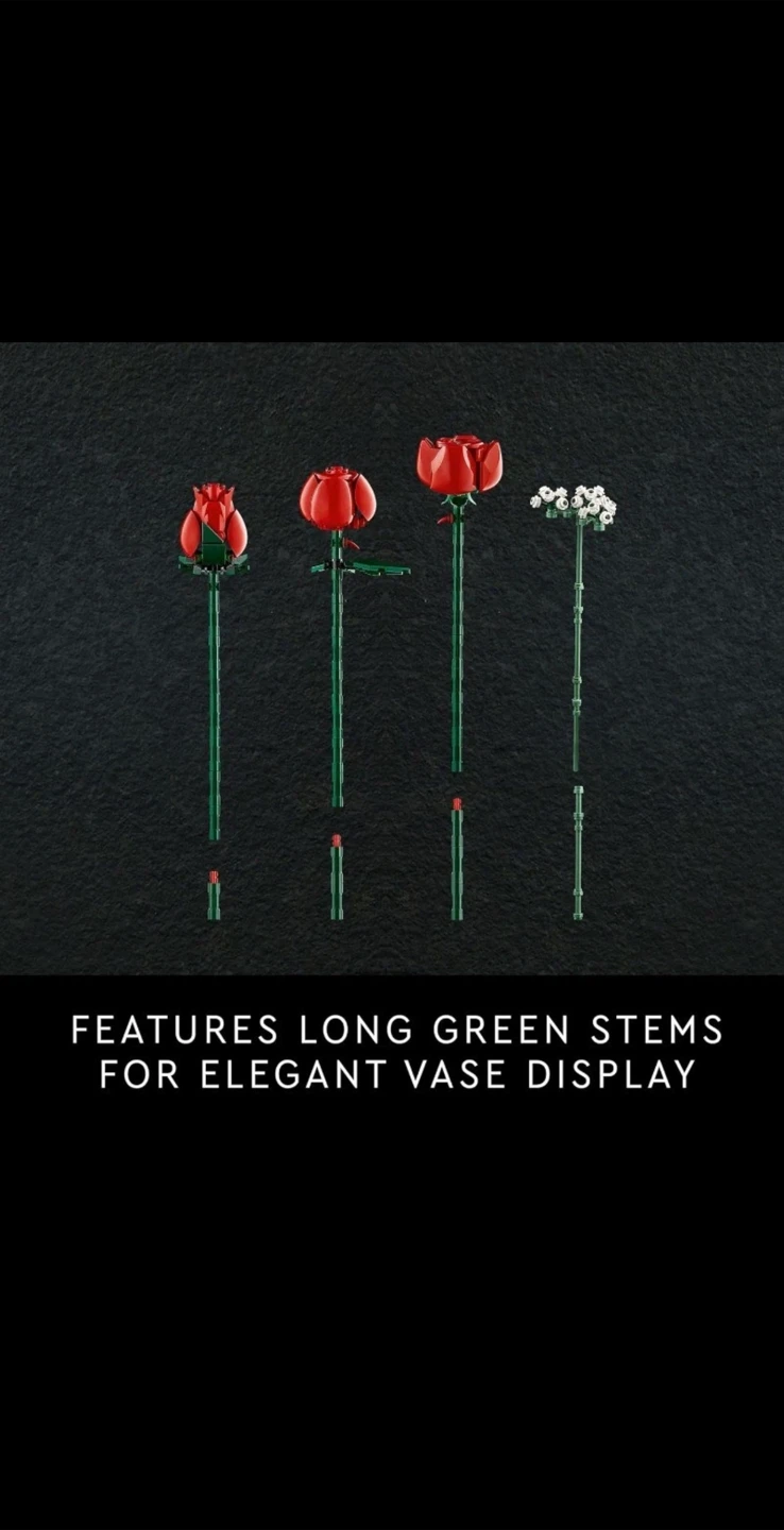 LEGO Icons Bouquet of Roses Building Set 10328 - photo 5