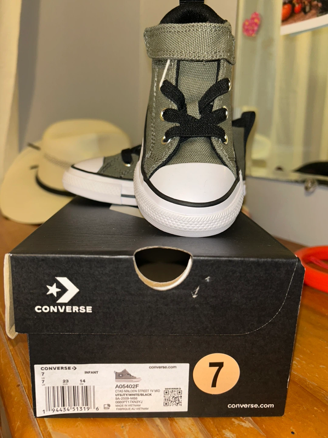 Converse Chuck Taylor All Star Infant Street Mid Top Sneakers - photo 2