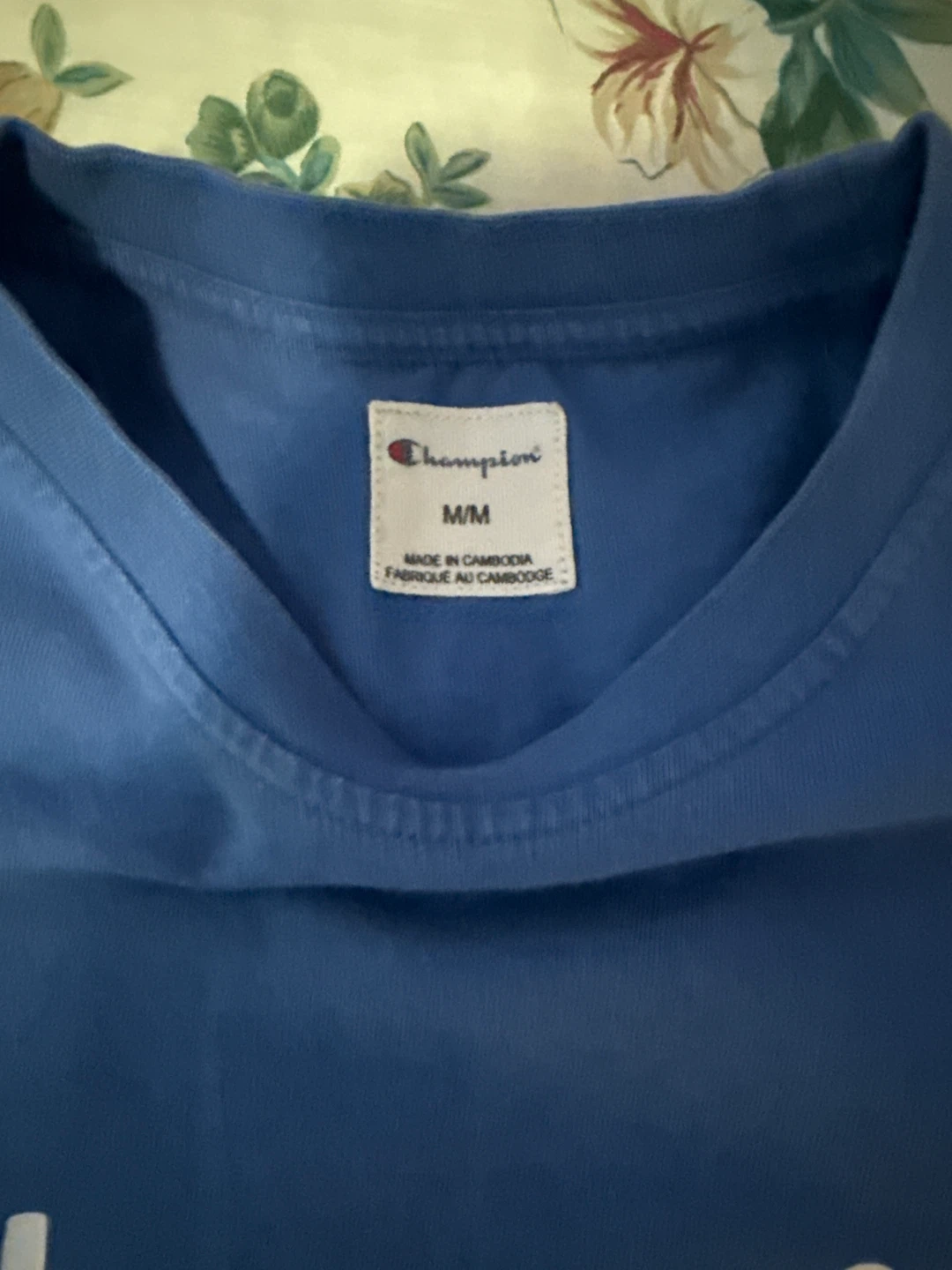 Champion Blue T-Shirt Size M/M - photo 2