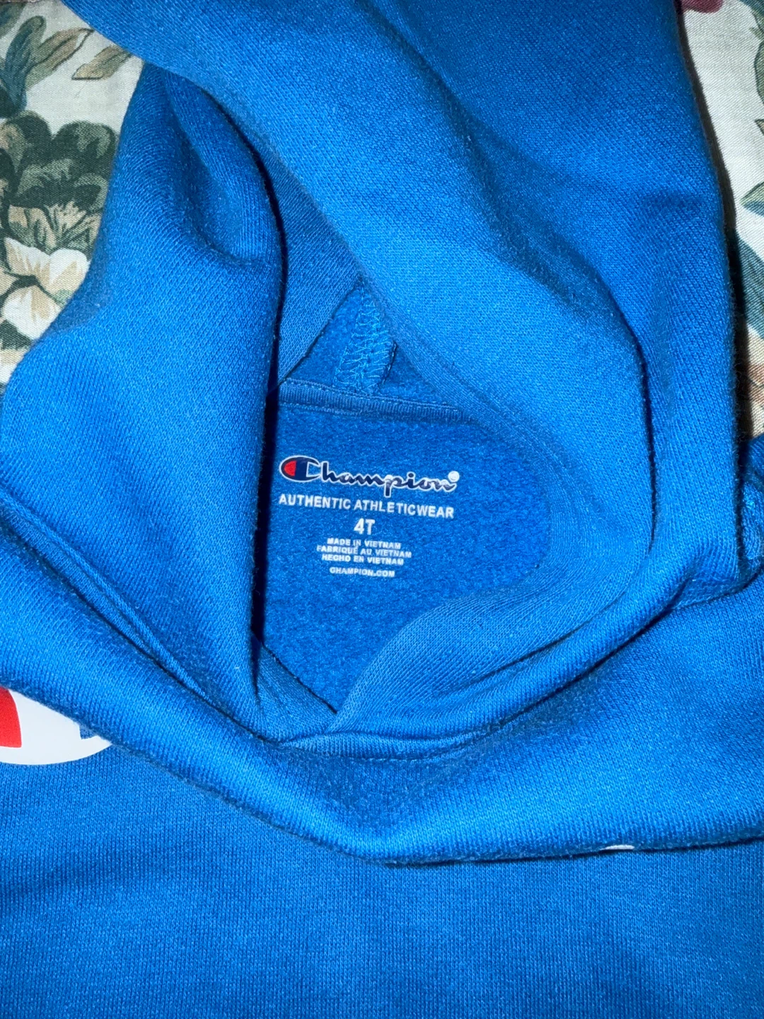 Champion Blue Hoodie Size 4T - photo 2