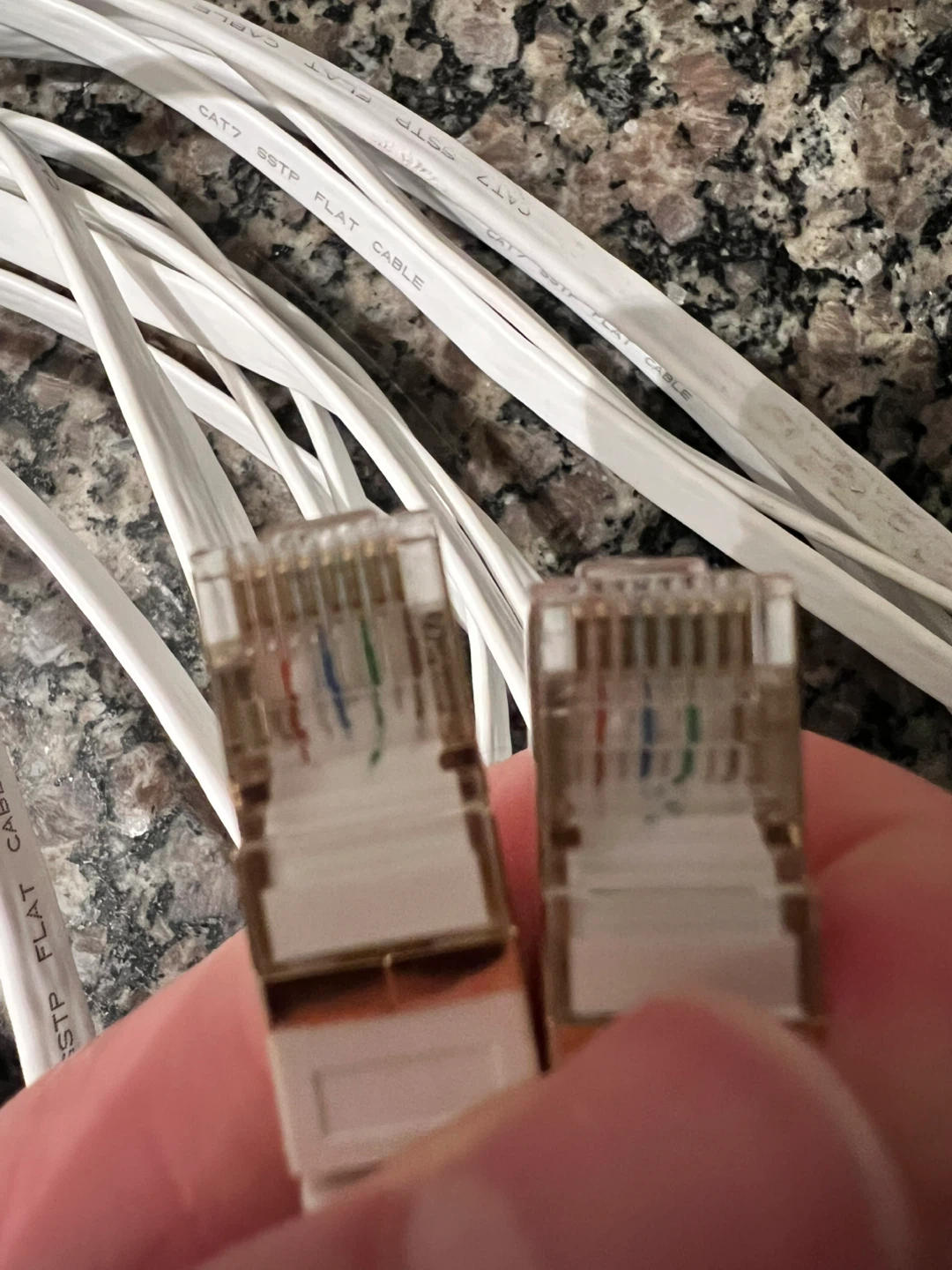 CAT7 SSTP Flat Ethernet Cable - 50 feet - photo 3