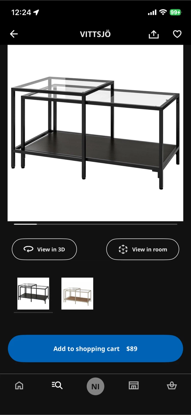 IKEA VITTSJÖ Coffee Table - photo 2