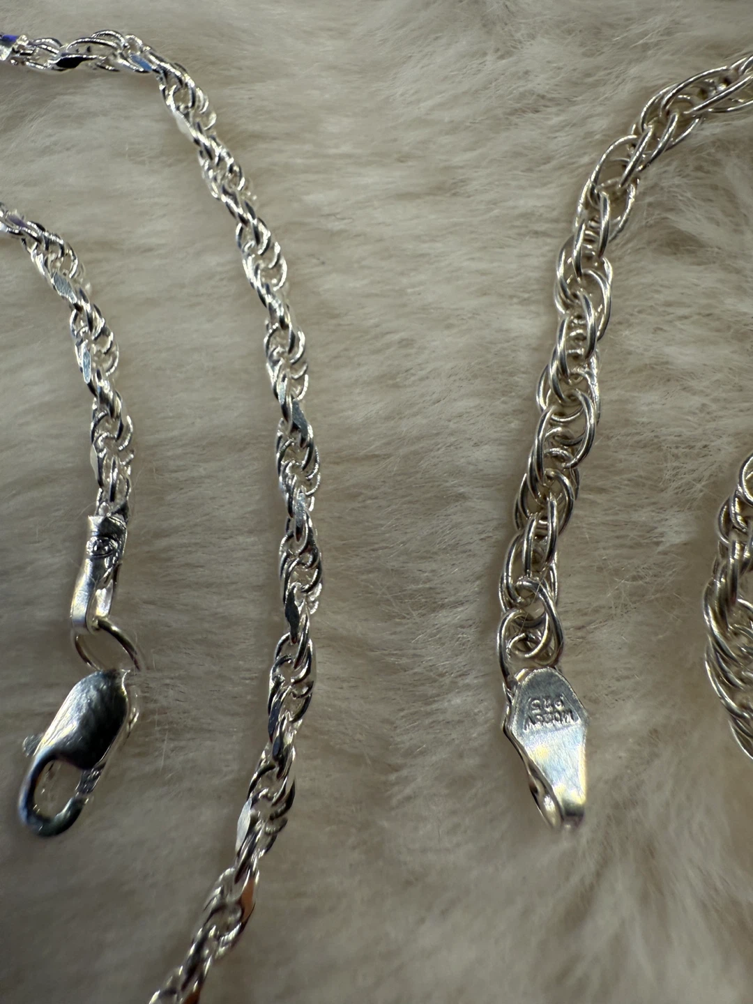Sterling Silver Rope Chain Anklets - photo 4