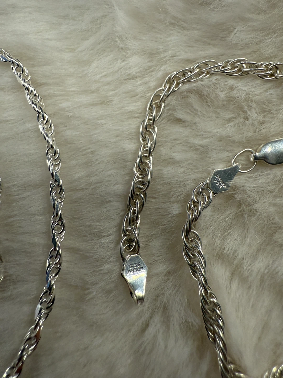 Sterling Silver Rope Chain Anklets - photo 3