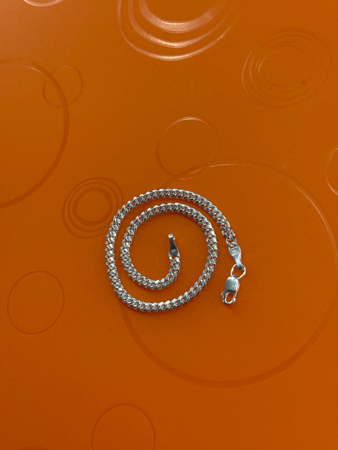 Sterling Silver Curb Chain Bracelet - photo 2