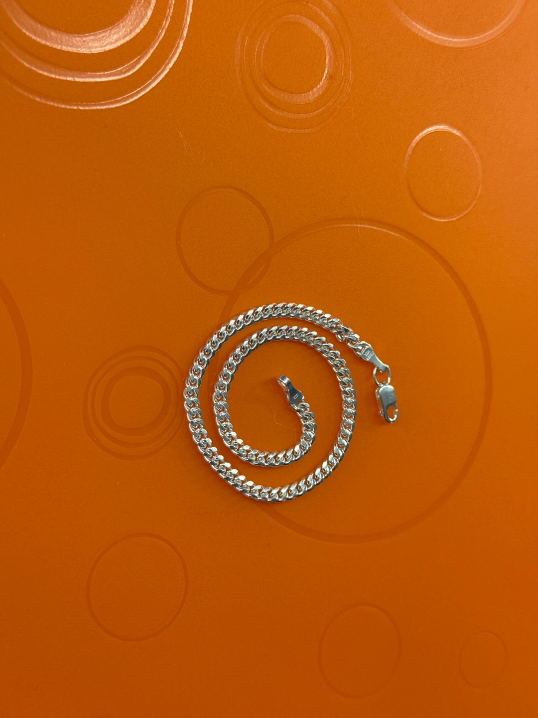 Sterling Silver Curb Chain Bracelet