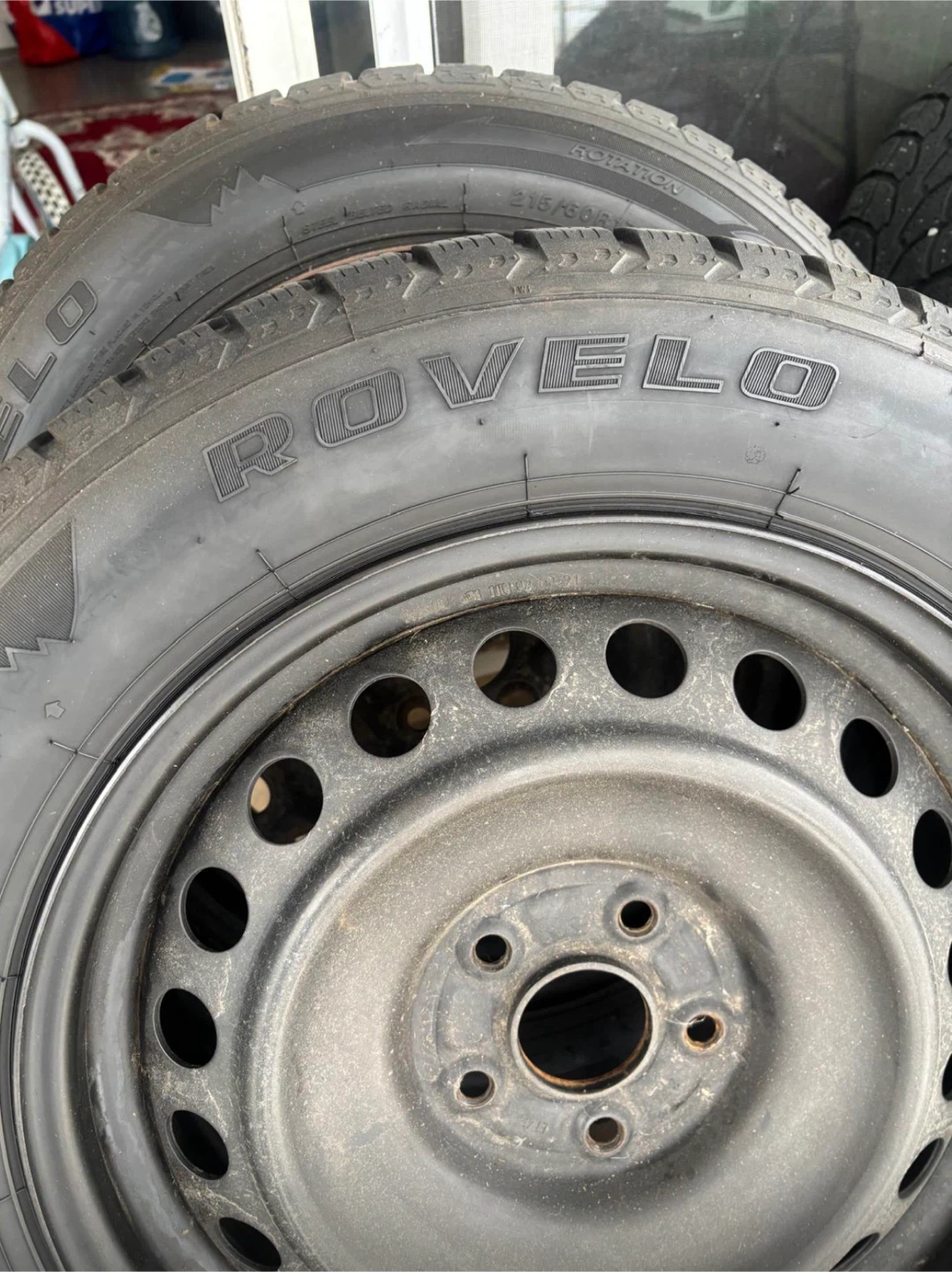 ROVELO 215/60R17 Winter Tires on Rims (Set of 4) - photo 4